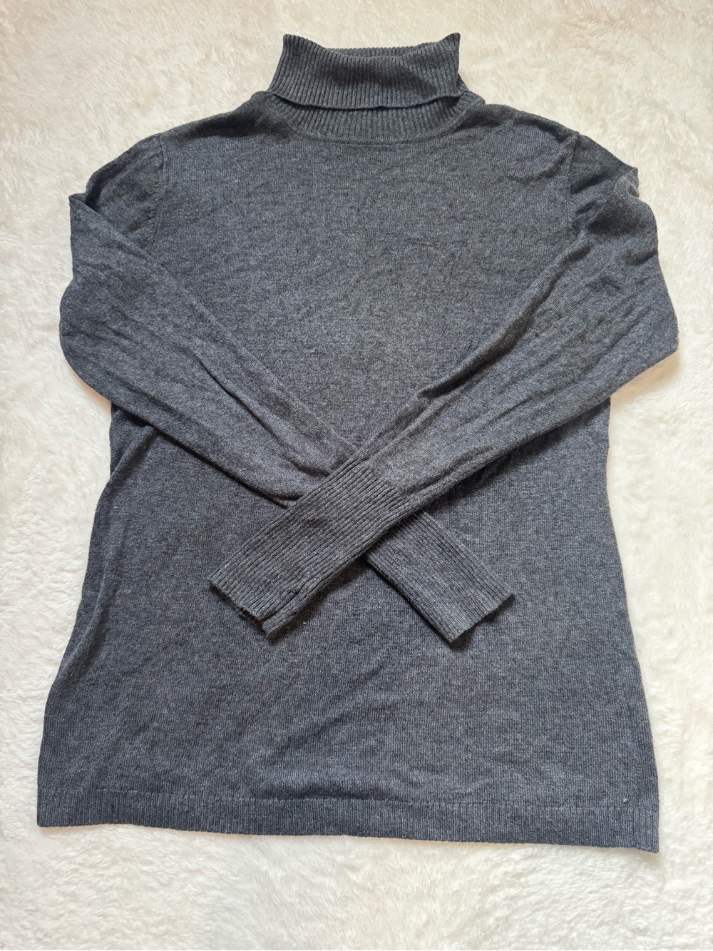 Worthington Charcoal Gray Turtleneck Sweater